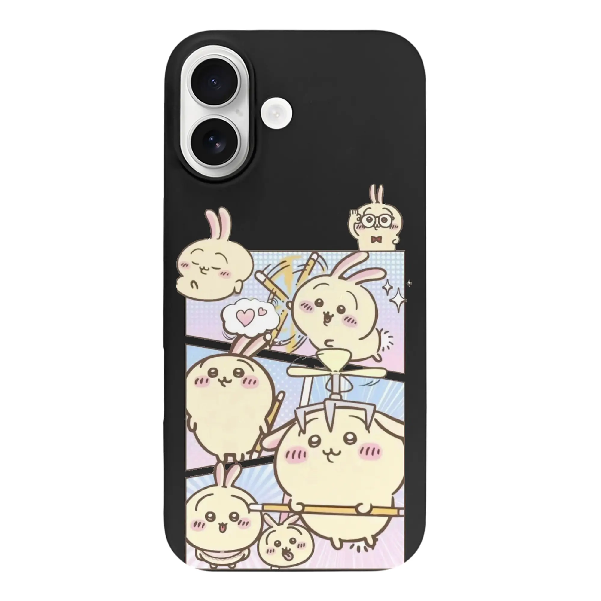 ちい が わ グッズ うさぎ - iPhone 17 シリーズ シリコンケース 薄型 耐衝撃 指紋防止 ソフトタッチカバー 精密フィット 傷防止 保護ケース iPhone 17/17 Air/17 Pro/17 Pro Max 対応